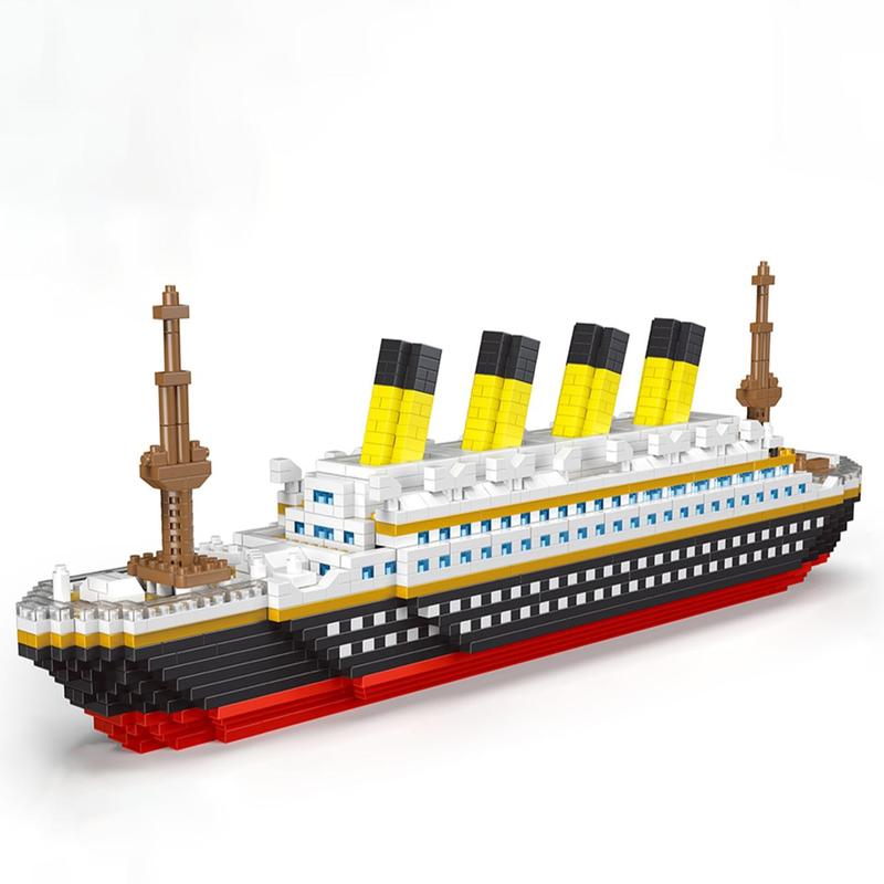 Titanic Design Building Blocks, 2000pcs set Titanic Model Building Blocks, Fun Building Blocks Craft for Home & Office, Birthday Gifts for Adults & Kids