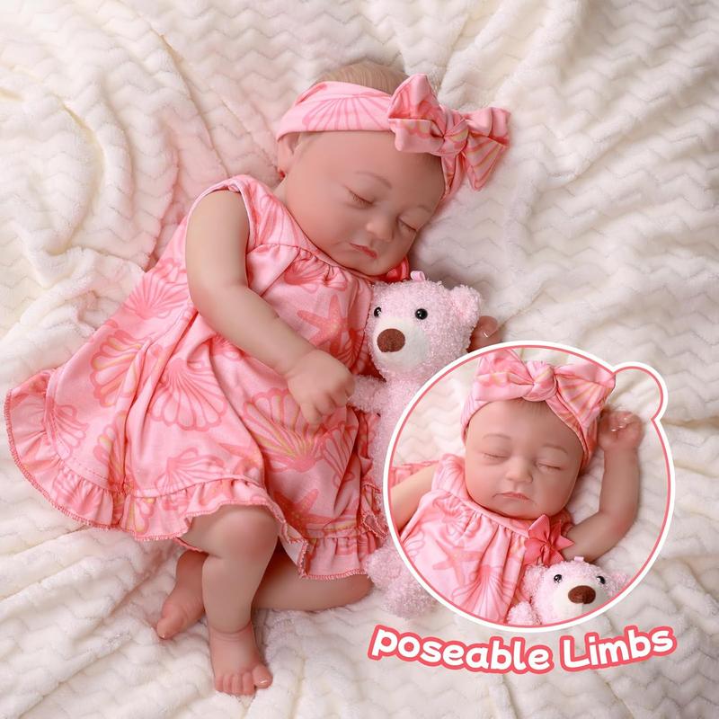 BABESIDE Reborn Baby Dolls - 20 inch Soft Full Vinyl Realistic Baby Doll Real Life Baby Dolls with Complete Accessories Perfect for Cuddling, Playtime, and Gift Giving