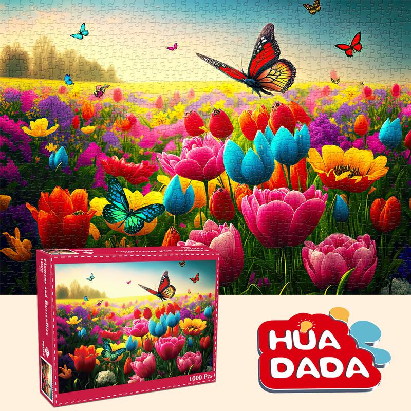 Huadada jigsaw Puzzles for Adults, 1000 pieces of home décor creative gifts, adults and children, family interactive games, parents, grandparents brainstorming