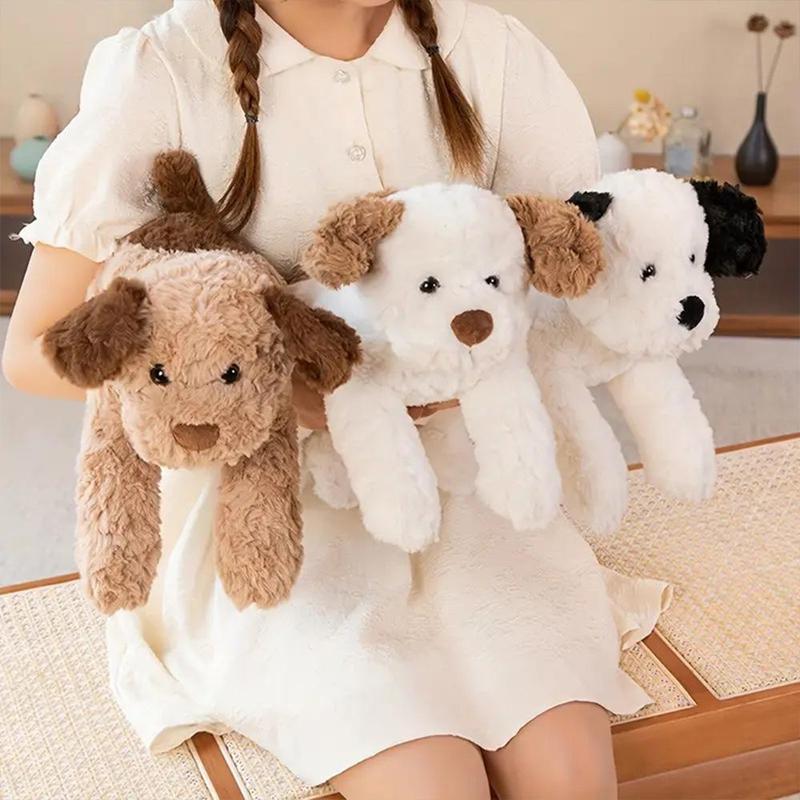 Cute Dog Design Plush Toy, 1 Count Lovely Dog Stuffed Toy, Soft & Comfy Plush Toy for Boys & Girls, Sofa Decoration Bed Toy