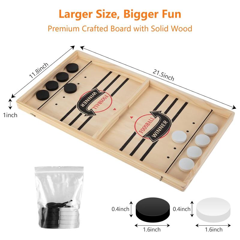 Large Sling Hockey Game, Fun Catapult Chess, Portable Table Hockey Game, Tabletop Sports Board Games For Family, Table Football Winner Board Game C1