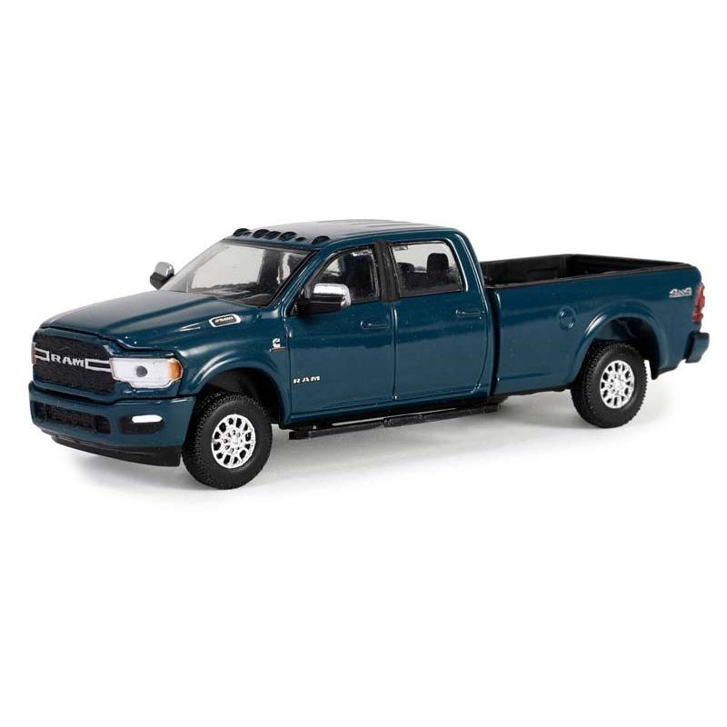 2023 Ram 2500 Bighorn Sport Off-Road Package – Patriot Blue Pearl (Showroom Floor Series 5) Diecast 1:64 Scale Model - Greenlight 68050A