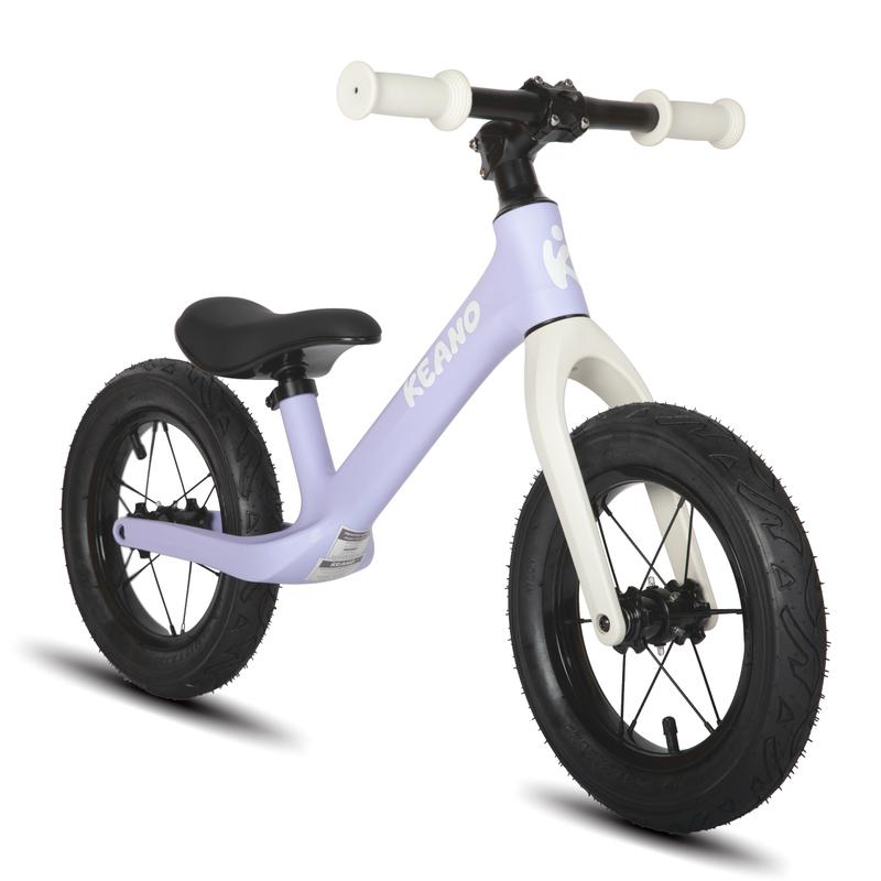 KEANO 12 Inch Kids Balance Bike for 2-6 Years Old Girls Boys, Toddler Balance Bike 2+ Year Old, Light-Up Wheels, No Pedal Push Bicycle, Adjustable Seat, Lightweight Nylon Frame, Multiple Colors