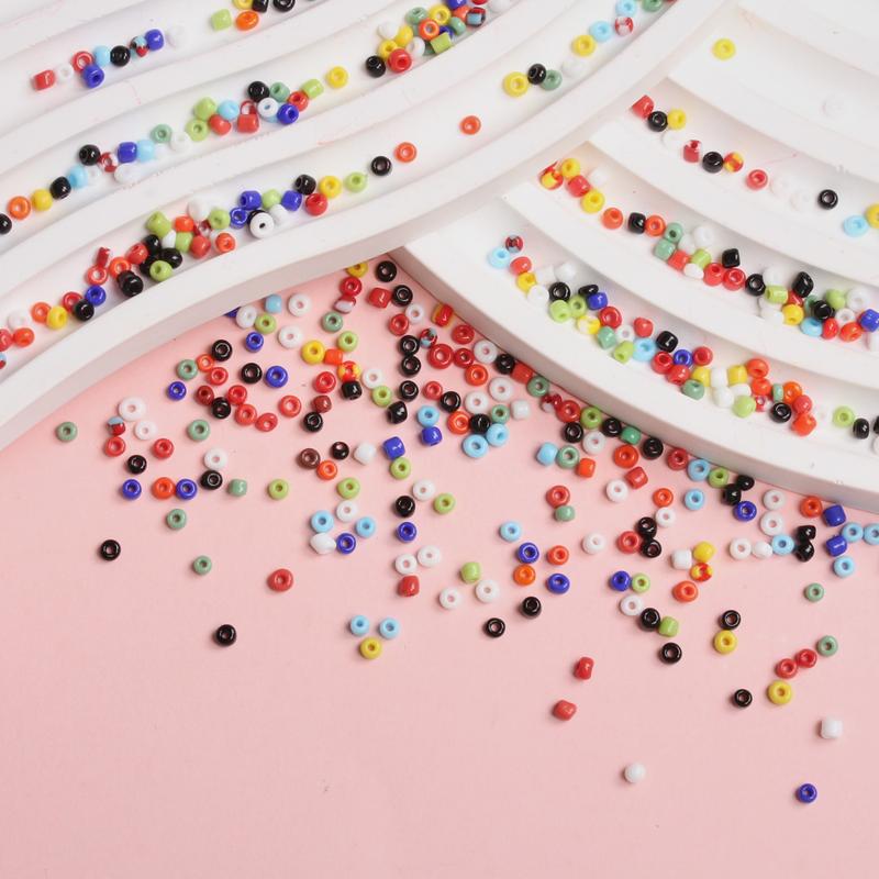 2 3 4mm Solid Color Glass Beads DIY For Jewelry Making