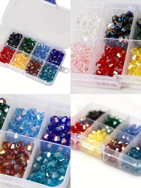 3mm 1200pcs box Mixed Color Bead, Colorful Porcelain Jade Crystal Glass Bead, Diy Earrings Bracelet Necklace Art Mobile Phone Chain Jewelry Making Supplies