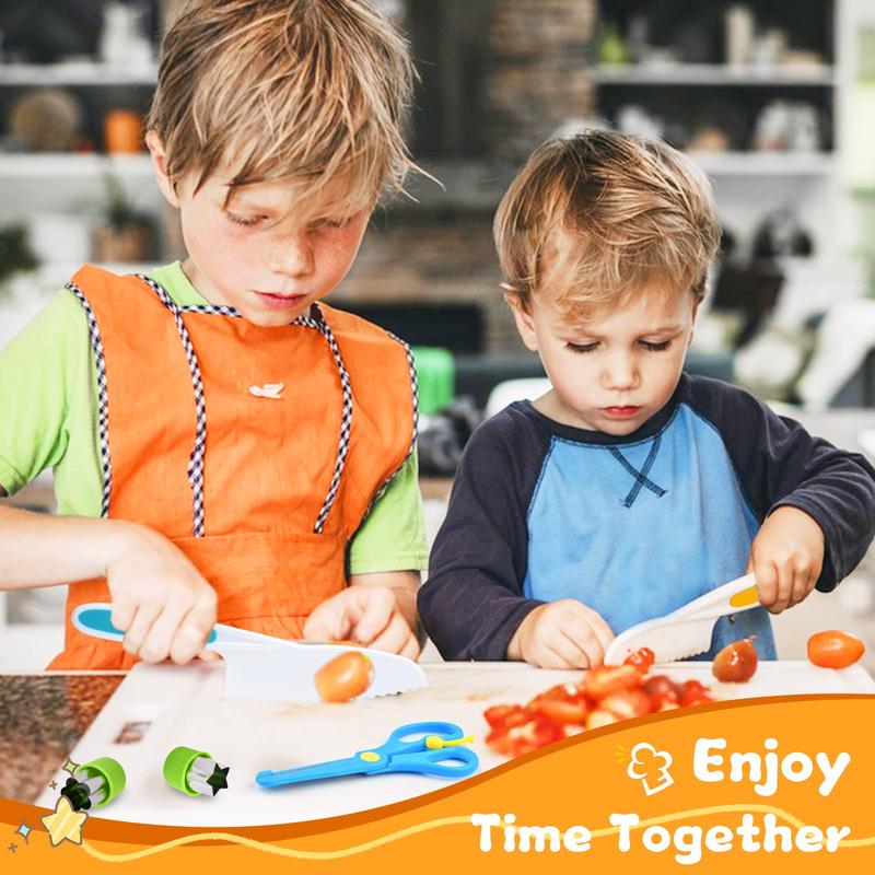 Yeeammk Montessori 17PCS Kids Cooking Set Real Cooking Kitchen Tools for Toddlers Kids for 3 4 5 6 7 8 Year Old, BlackFriday Christmas Birthday Gift Present Kids Toys Toys for Grown Ups