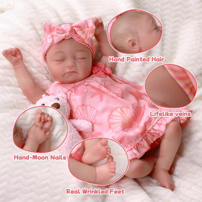 BABESIDE Reborn Baby Dolls - 20 inch Soft Full Vinyl Realistic Baby Doll Real Life Baby Dolls with Complete Accessories Perfect for Cuddling, Playtime, and Gift Giving