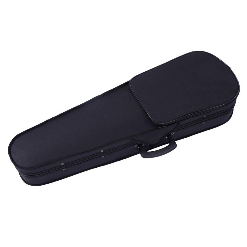 Glarry GV100 1 2 Acoustic Violin Case Bow Rosin Strings Tuner Shoulder Rest Coffee