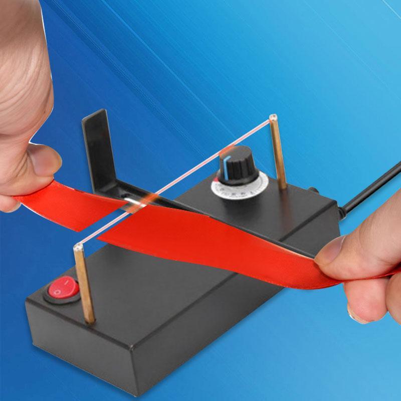 Hot Ribbon Cutter Machine, 1 Set DIY Rope Band Craft DIY Manual Cut Tool, Tubing Cutting Tool, Suitable for Cutting Webbing, Plastic Zipper, Nylon Zipper