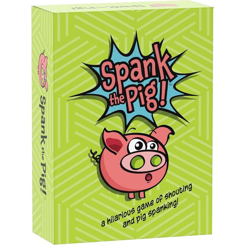 Spank The Pig! - Hilarious & Fun Family Card Game for Kids, Teens & Adults, Funny Fast Paced Games for 2-7 Players