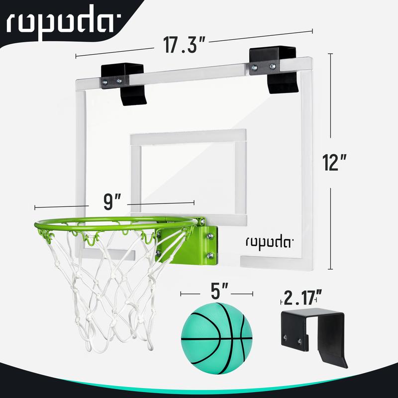 ropoda Mini BasketballHoop - Glow in The Dark Mini Basketball