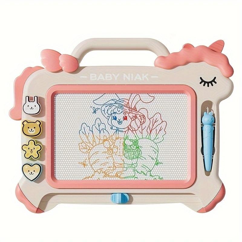 Magnetic drawing board, toys for girls over 1 year old, graffiti board for babies over 1 year old learn to draw with educational toys