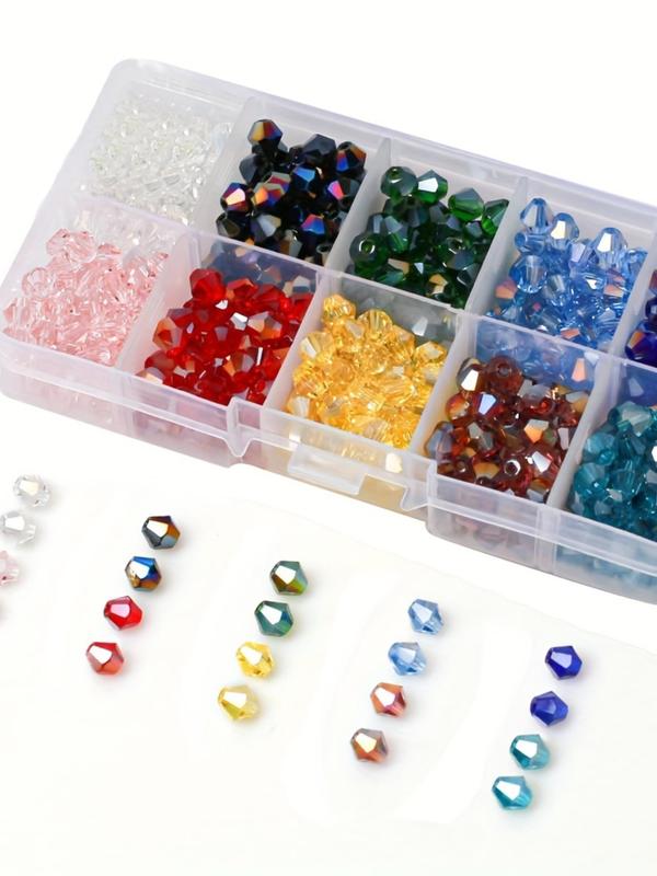 3mm 1200pcs box Mixed Color Bead, Colorful Porcelain Jade Crystal Glass Bead, Diy Earrings Bracelet Necklace Art Mobile Phone Chain Jewelry Making Supplies