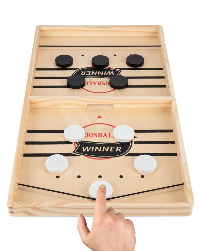 Large Sling Hockey Game, Fun Catapult Chess, Portable Table Hockey Game, Tabletop Sports Board Games For Family, Table Football Winner Board Game C1