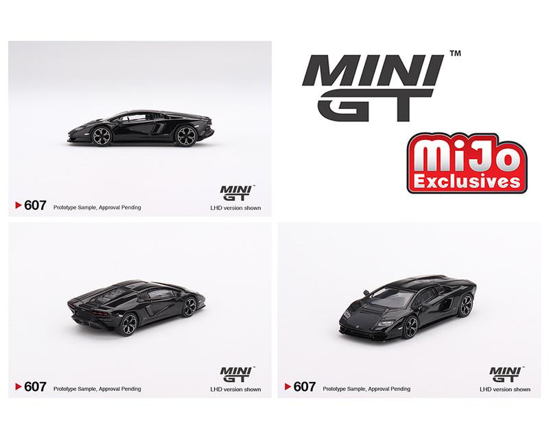 Lamborghini Countach LPI 800-4 Nero Maia Black Limited Edition to 6660 pieces Worldwide 1 64 Diecast Model Car by True Scale Miniatures