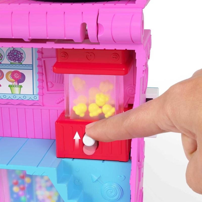 Polly Pocket Compact Playset, Pinata Party with 2 Micro Dolls & Accessories, Travel Toys with Surprise Reveals