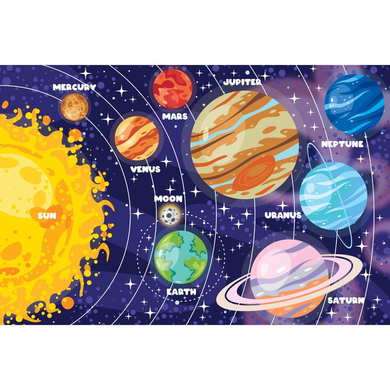 MasterPieces - Glow in the Dark - Our Solar System 48 Piece Floor Jigsaw Puzzle