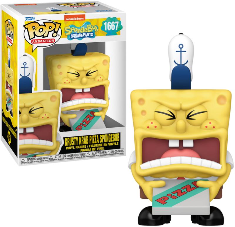 SpongeBob SquarePants 25th Anniversary Krusty Krab Pizza SpongeBob Funko Pop! Vinyl Figure #1667