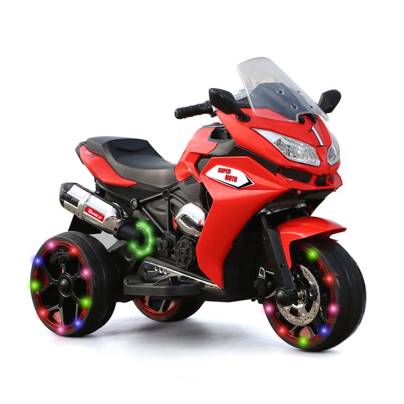 Red Pink Blue 12V Kids Electric motor-cycle,Ride on Toy ,Red motor-cycle,Three lighting wheels Kids electric toys BoysGirls motor-cycle, Children Battery Motor Bikes Rechargeable 3 Wheels   Electric motor-cycle