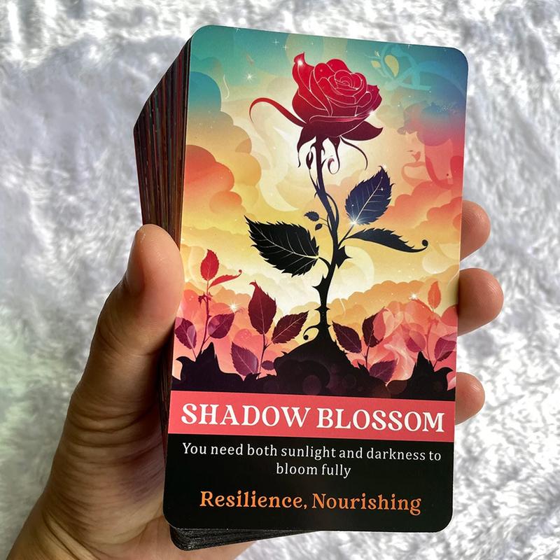 Shadow Work Oracle: 56 Oracle Card Deck, divination tool for oracle reading, psychic reading, fortune, spiritual, tarot card deck