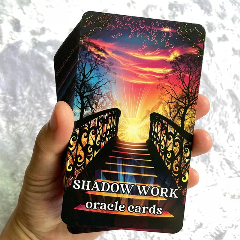 Shadow Work Oracle: 56 Oracle Card Deck, divination tool for oracle reading, psychic reading, fortune, spiritual, tarot card deck