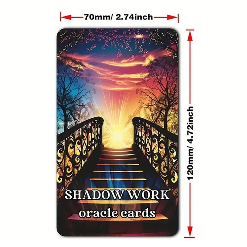 Shadow Work Oracle: 56 Oracle Card Deck, divination tool for oracle reading, psychic reading, fortune, spiritual, tarot card deck