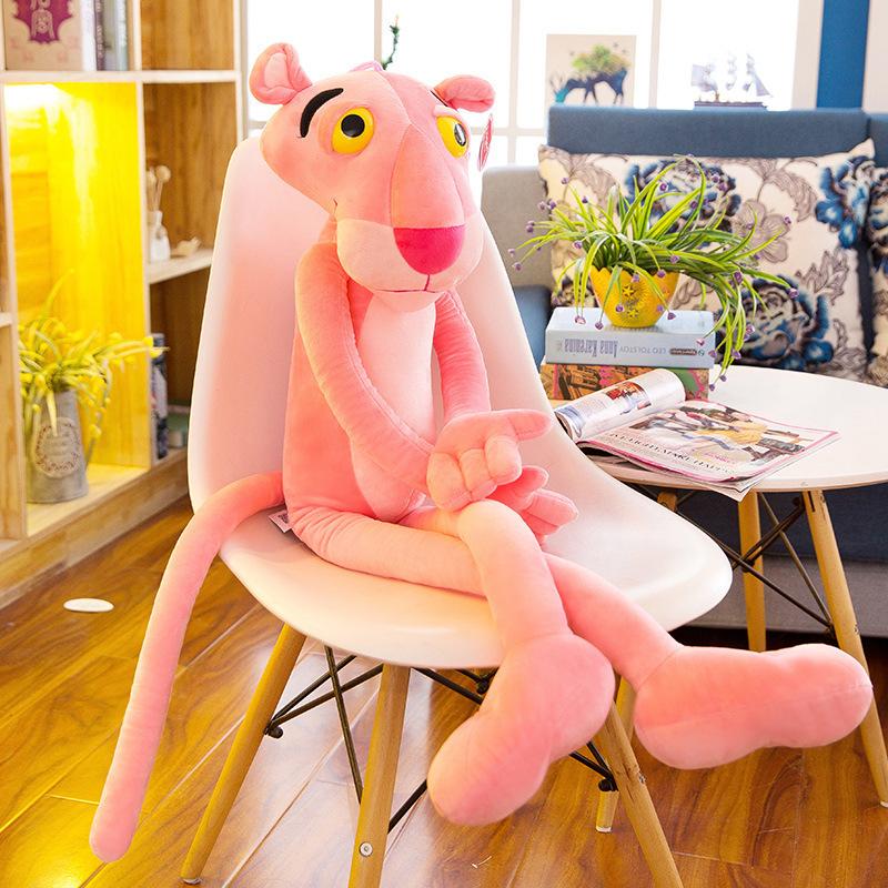 Giant Pink Panther Soft Plush Toy - Wholesale Price Fat Version Cute 80cm Pink Panther Toy Stuffed Pillow Animals Lovely Classic Panther Plush Pillow Toy Christmas Birthday Gift (Classic)