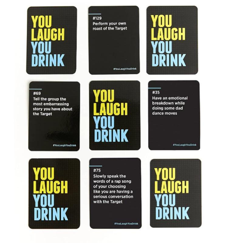 Drinking Party Game, 1 Box Funny Drinking Card Game, Party Game for Adults, Party Props for Home Party, Party Supplies