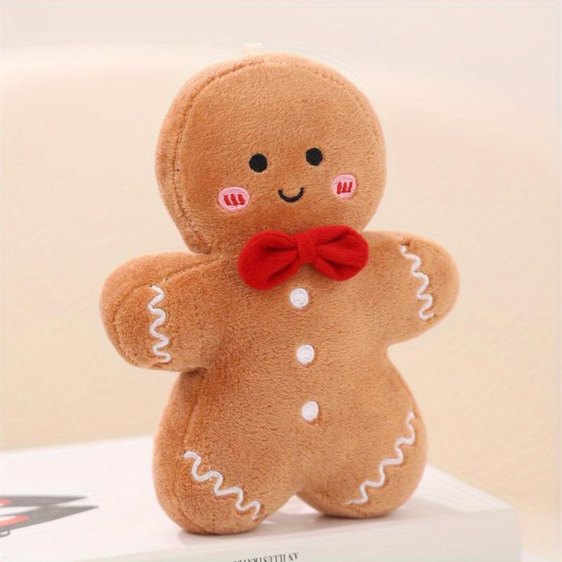 Cute Gingerbread Man Design Plush Toy, 1 Set Lovely Plush Toy, Home Decor To Create A Sense Of Atmosphere, Gifts for Friends