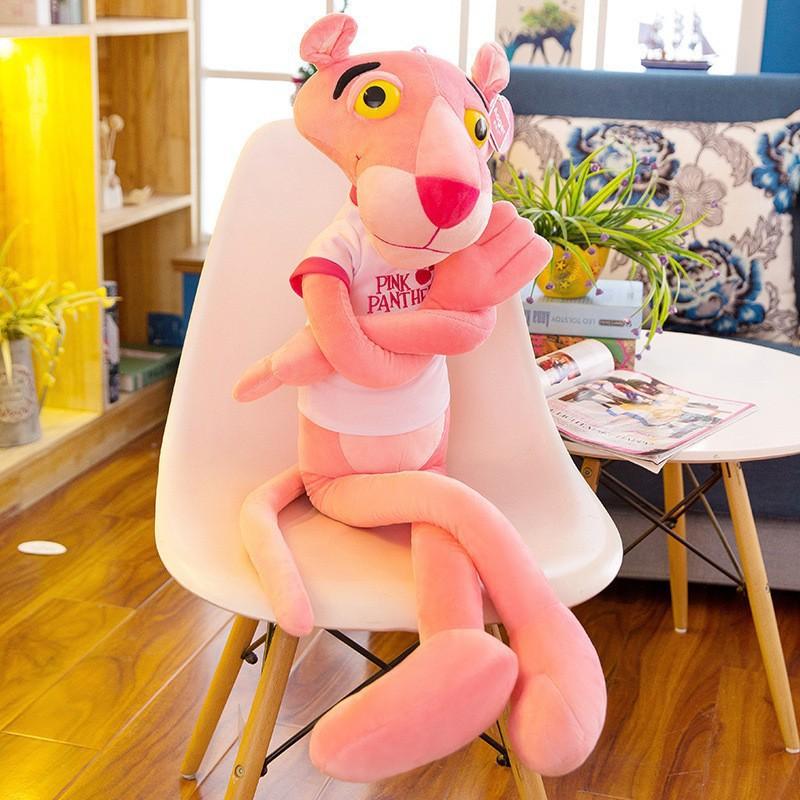 Giant Pink Panther Soft Plush Toy - Wholesale Price Fat Version Cute 80cm Pink Panther Toy Stuffed Pillow Animals Lovely Classic Panther Plush Pillow Toy Christmas Birthday Gift (Classic)