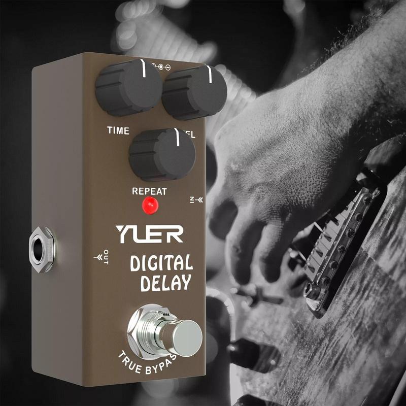 Professional Digital Delay Effect Pedal, Electric Guitar Effect Pedal Processor, Music Accessories for Music Lovers