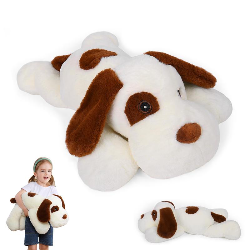 White Dog Weighted Plush Pillow, 5 lbs 27