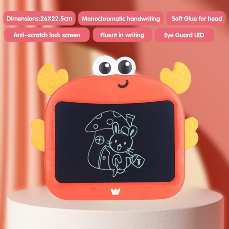 Cartoon Crab Design LCD Writing Tablet, Doodle Drawing Board, Educational Toy For Kids