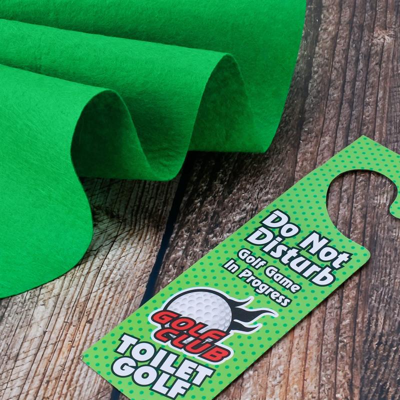 Toilet Golf Game, Mini Golf Game for Adults, Funny Golf Game for Men & Women, Golf Enthusiasts Gift, Birthday Gift for Men & Women