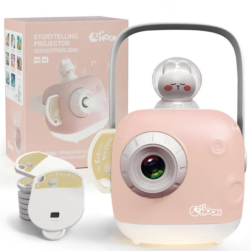 Story Projector for Kids, Birthday Gifts for 2 3 4 Year Old Girls and Boys, Toddlers Projector Toys for Ages 3-5 (Rechargeable)