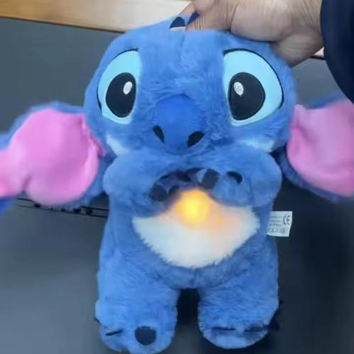 Anxiety plush toy comes with sensory details, music, lights and rhythm respiratory movements