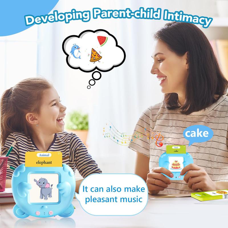 Talking Flash Cards LearningMontessori Toys for Kids with 224 510(Spanish&English) Sight Words,kids learning flashcard reader,Autism Sensory Toys,Speech Therapy Toys, Learning Educational Toys Gifts for Age 1 2 3 4 5 Years Old Boys and Girls