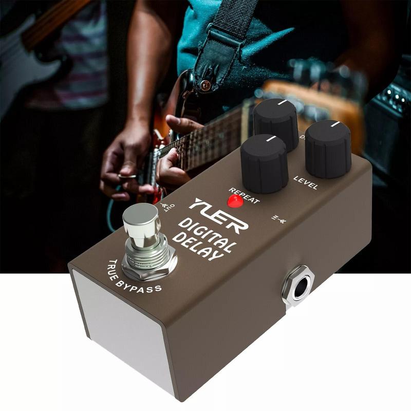 Professional Digital Delay Effect Pedal, Electric Guitar Effect Pedal Processor, Music Accessories for Music Lovers