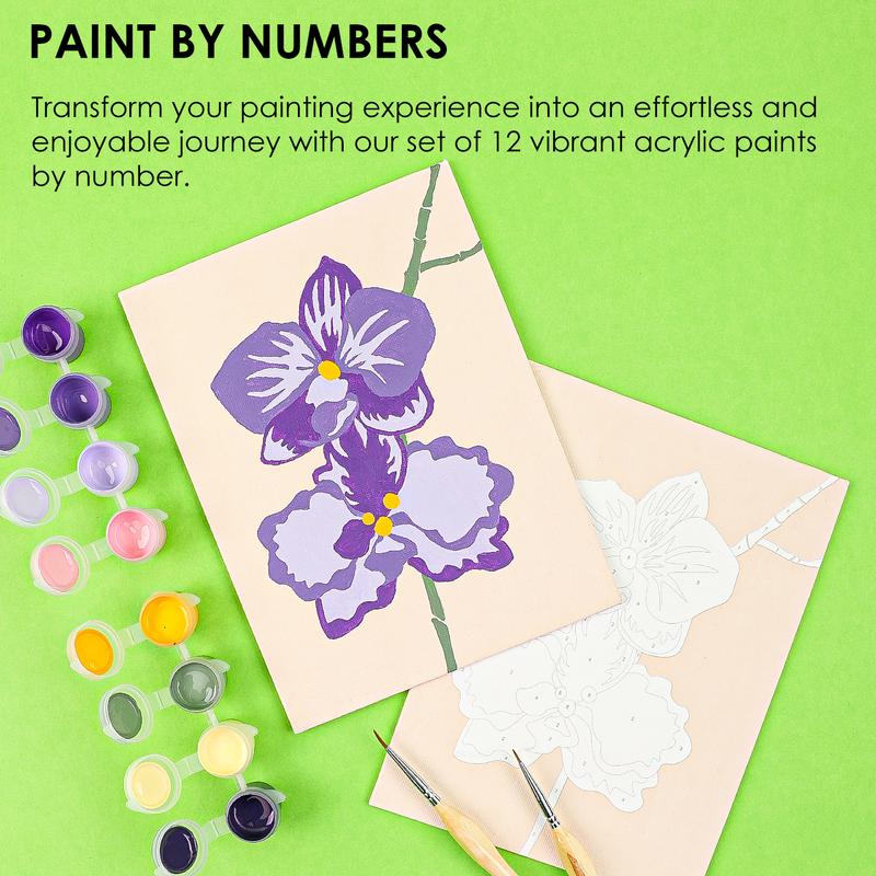 Grabie Paint-By-Number Nature Series Kit - 2 Designs