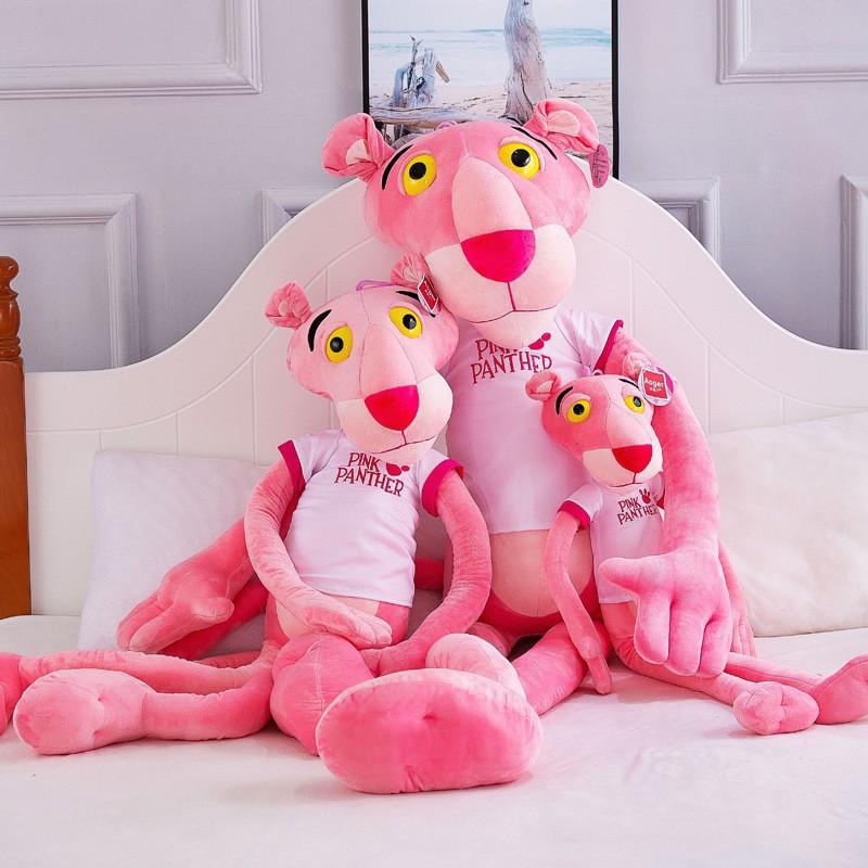 Giant Pink Panther Soft Plush Toy - Wholesale Price Fat Version Cute 80cm Pink Panther Toy Stuffed Pillow Animals Lovely Classic Panther Plush Pillow Toy Christmas Birthday Gift (Classic)