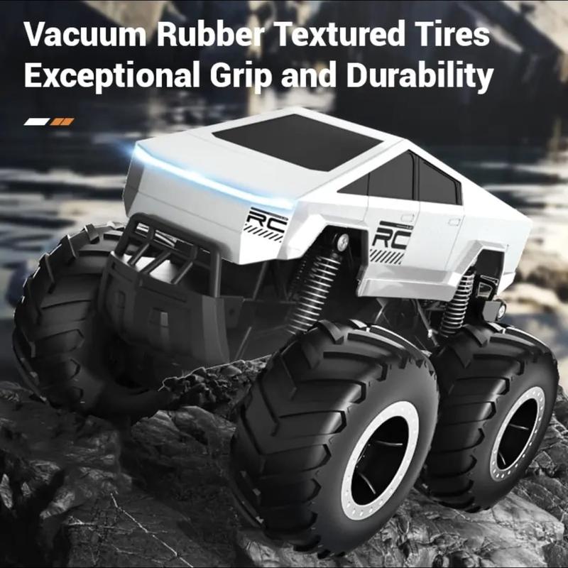 RC Cybertruck Amphibious Car 2.4G Off-road Charging Climbing Pickup Truck Children