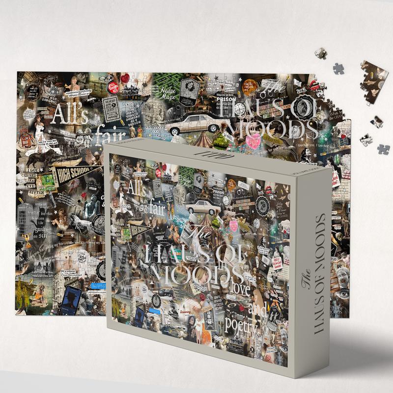 Poets Lyrics & Easter Eggs Jigsaw Puzzle 500 1000 Piece [OFFICIAL Haus of Moods PUZZLE] Eras Puzzle