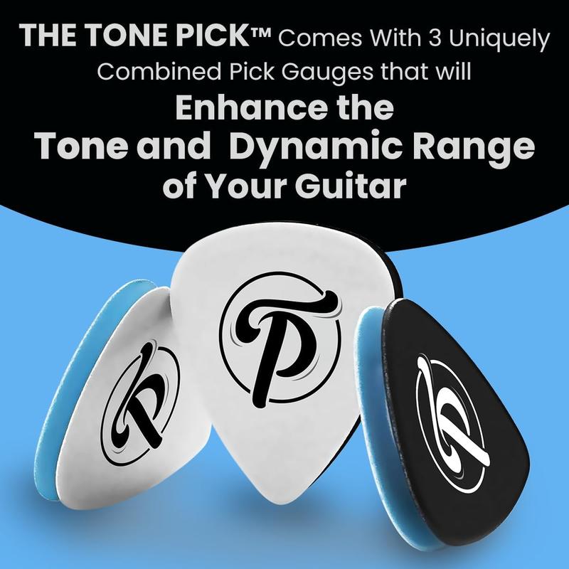 Learn to Play Guitar in Minutes | Deluxe Card Chords & Tone Pick Pack for Quick Guitar Learning