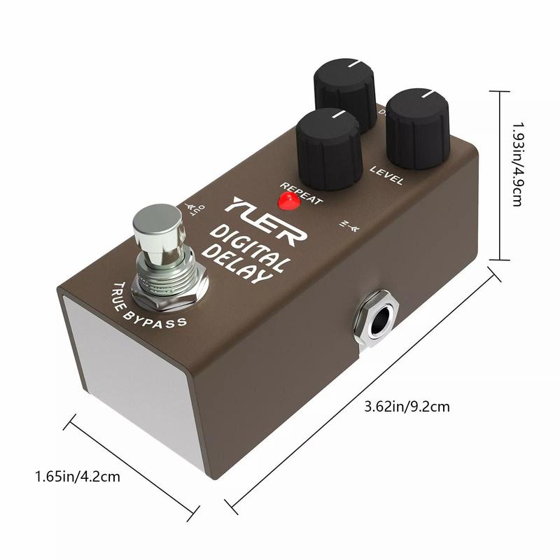 Professional Digital Delay Effect Pedal, Electric Guitar Effect Pedal Processor, Music Accessories for Music Lovers