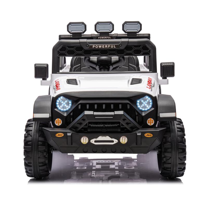 24V Ride On Large PickUp Truck Car for Kids. Ride On 4WD Toys with Remote Control. Parents Can Assist in Driving. Bluetooth Music Version. Pickup Truck Design with Spacious Storage in the Rear.