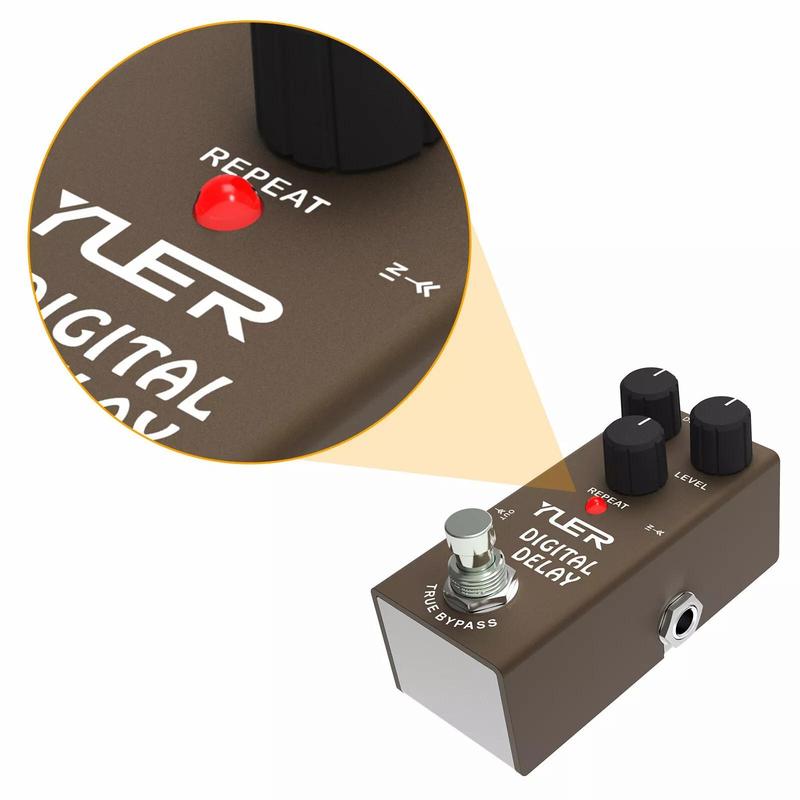 Professional Digital Delay Effect Pedal, Electric Guitar Effect Pedal Processor, Music Accessories for Music Lovers