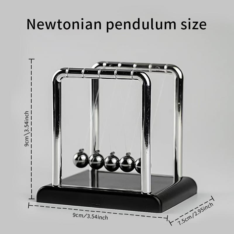 Newton's Cradle, 1 Count Creative Desktop Decoration, Ball Swinging Toy, School Teaching Aid, School Supplies, Gift for Students, Trending Home Decor 2024