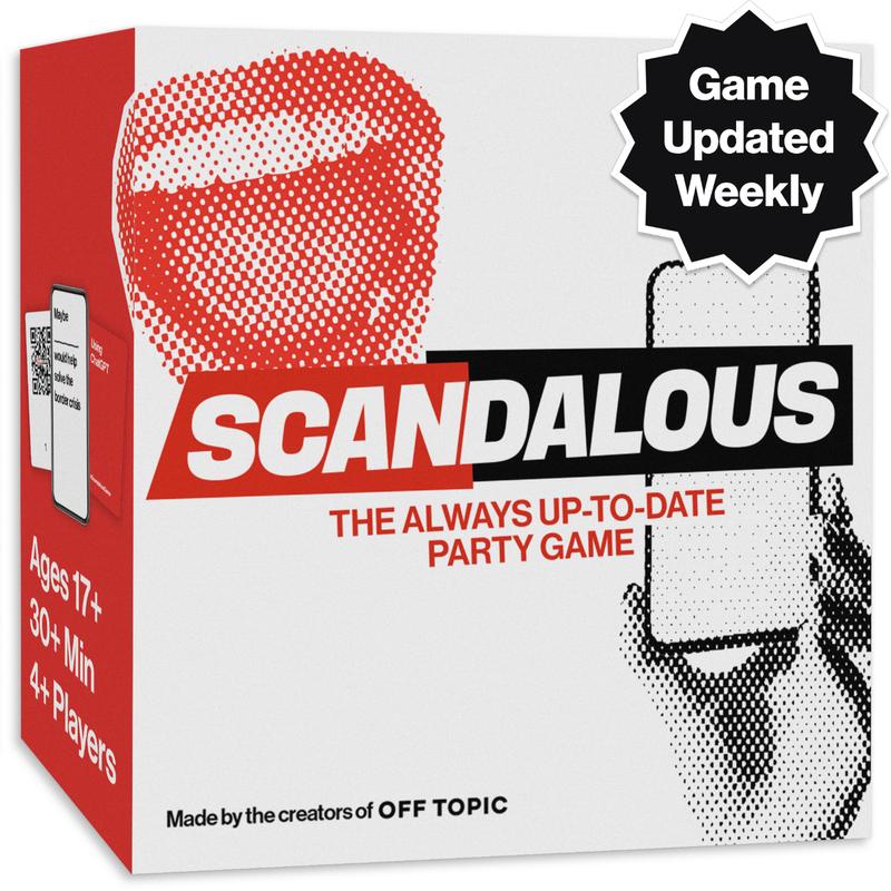 Scandalous Always Up-To-Date QR Code Party Game