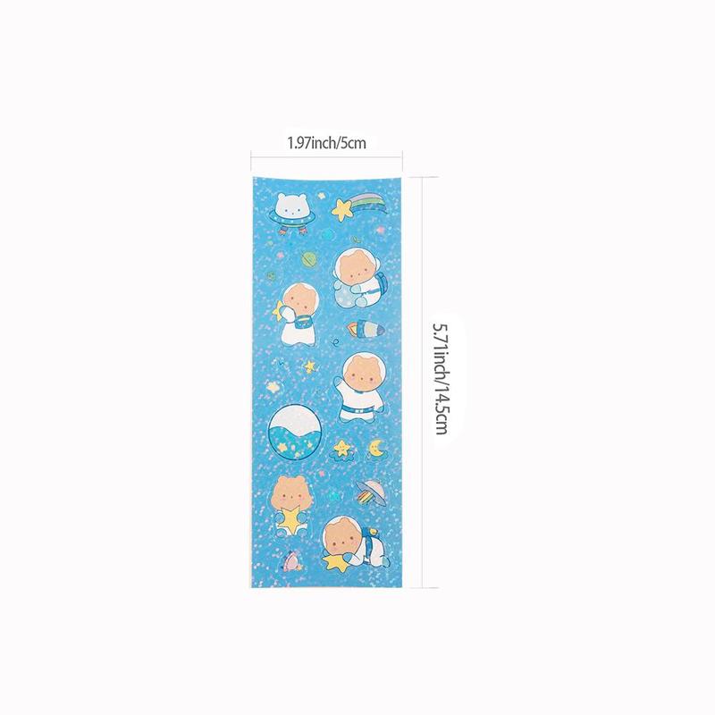 200pcs pack Cute Cartoon Patterns Sticker, Multipurpose Self Adhesive Stickers for DIY Craft, Decoration, Hand Account