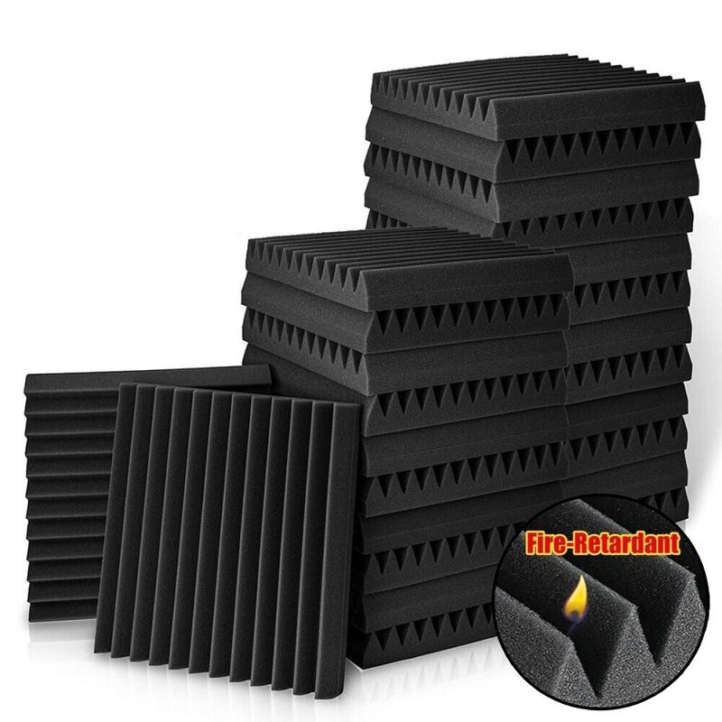 12pcs-96pcs Black Soundproof Wall Pad , 12